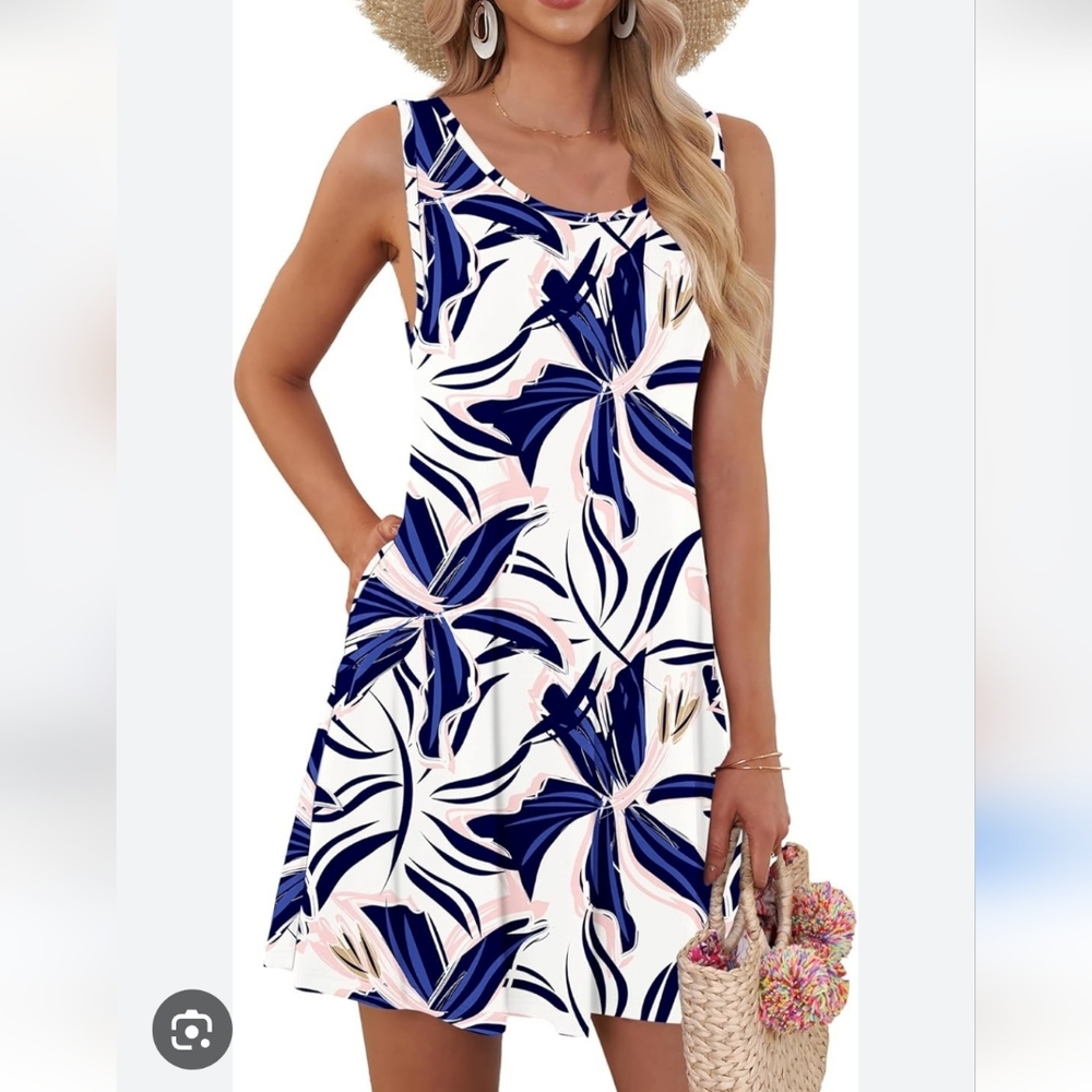 AUSELILY Womens Summer Dresses 2026 Casual Sleeveless Sundress